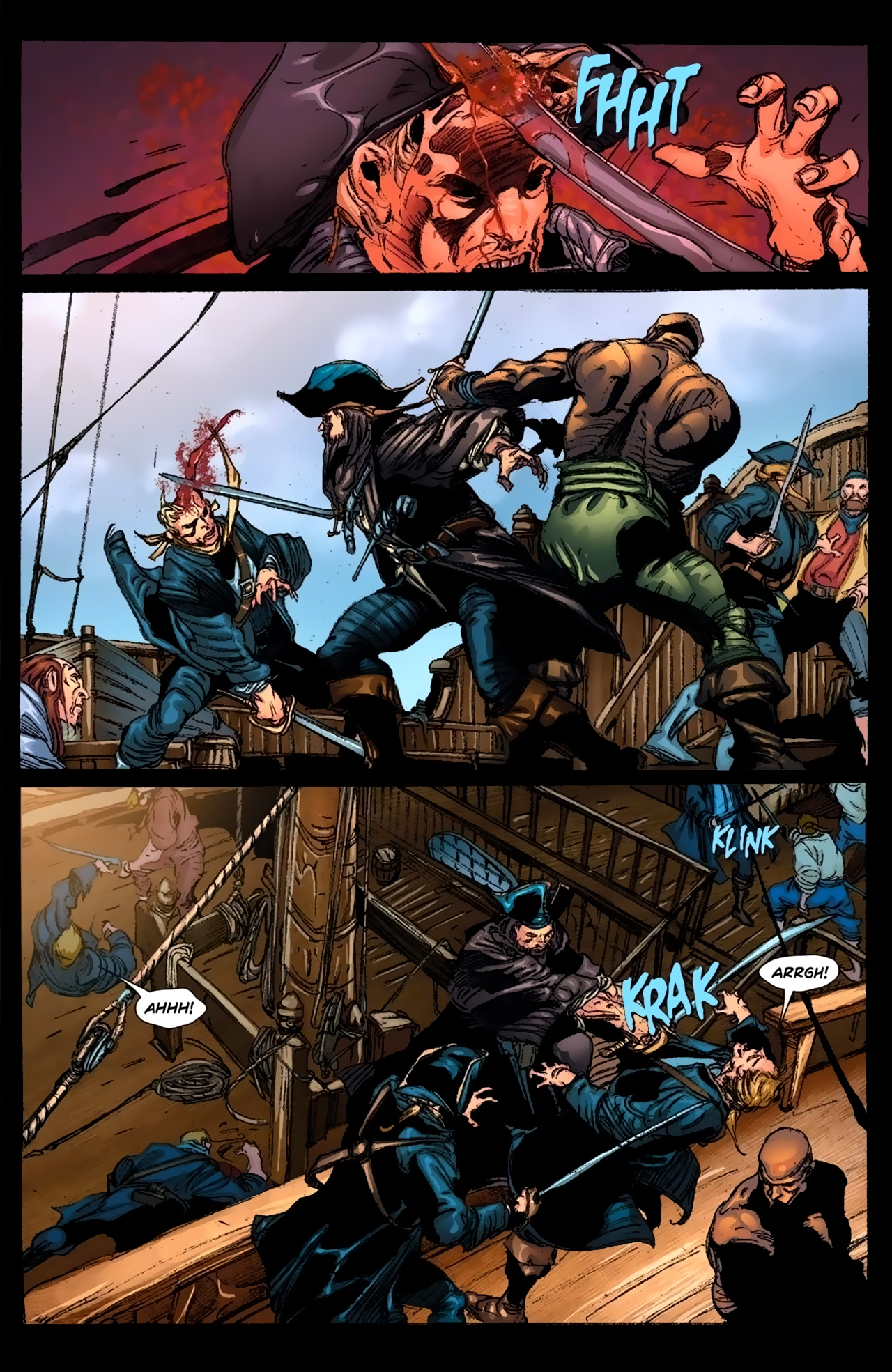 Read online Blackbeard: Legend of the Pyrate King comic -  Issue #6 - 3