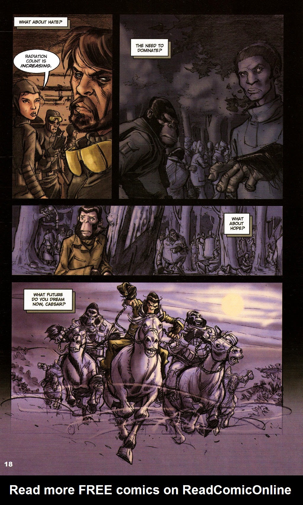 Read online Revolution on the Planet of the Apes comic -  Issue #6 - 18