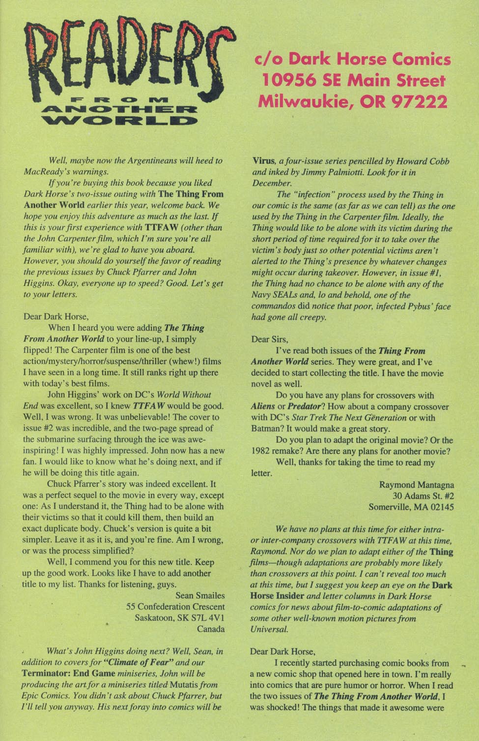 Read online The Thing From Another World: Climate of Fear comic -  Issue #1 - 27