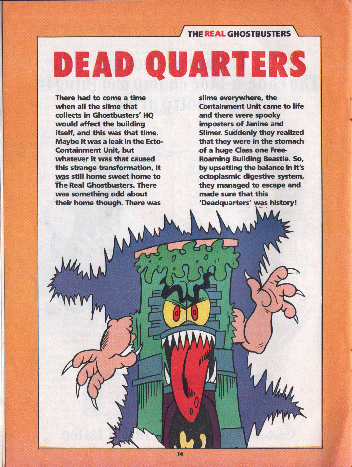 Read online The Real Ghostbusters comic -  Issue #99 - 14