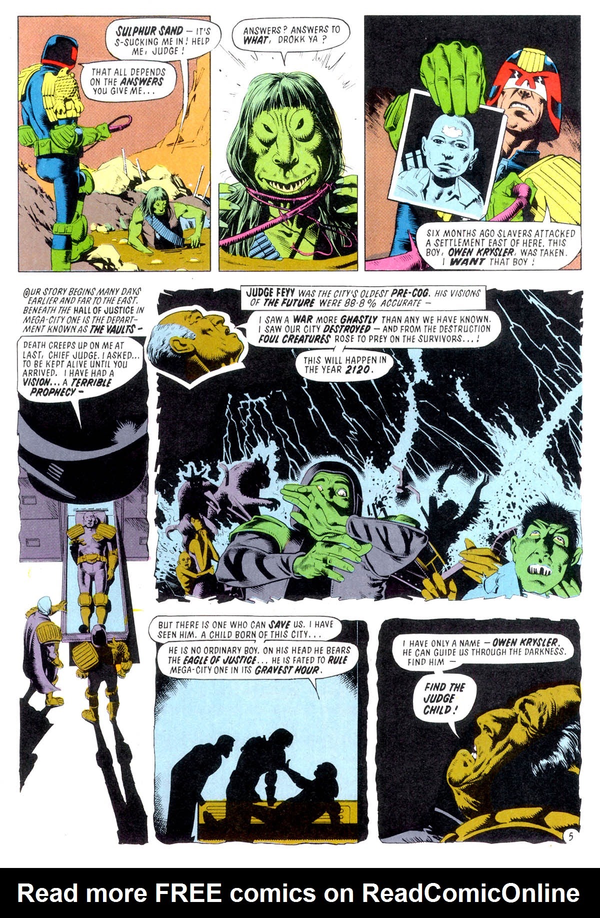 Read online Judge Dredd: The Judge Child Quest comic -  Issue # _TPB - 5