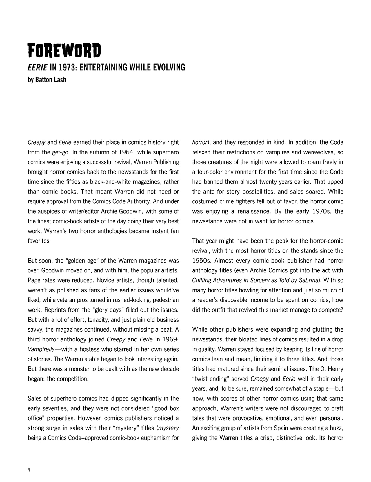Read online Eerie Archives comic -  Issue # TPB 10 - 5