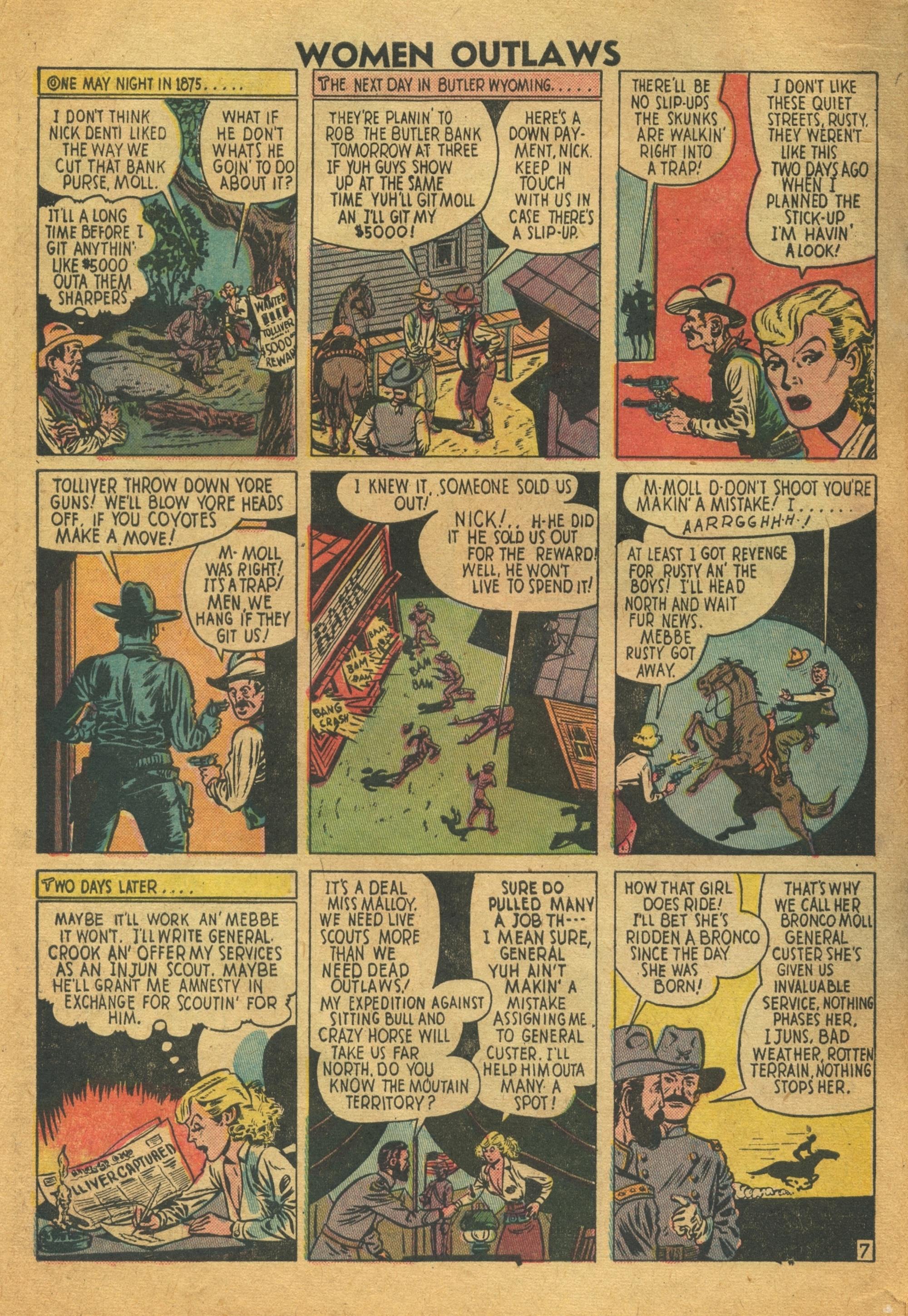 Read online Women Outlaws comic -  Issue #6 - 8