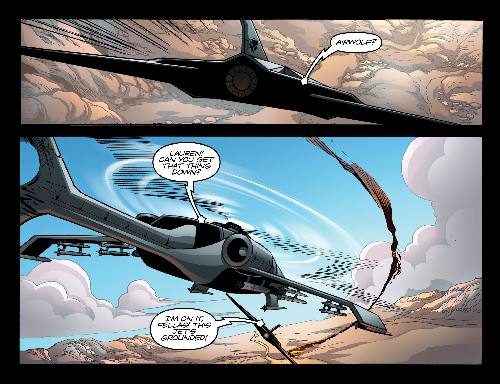Read online Airwolf Airstrikes comic -  Issue #4 - 45