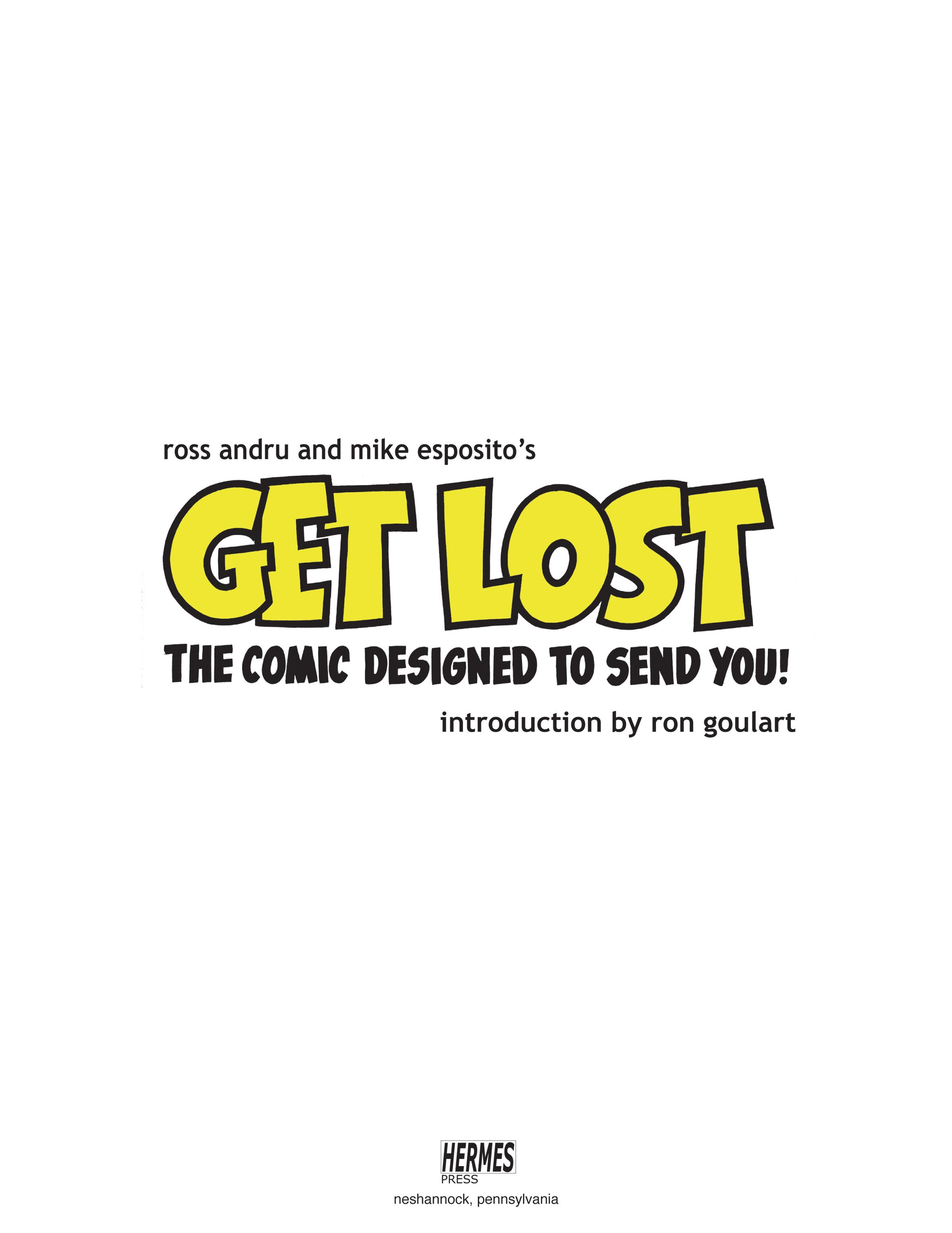 Read online Get Lost comic -  Issue # TPB - 2