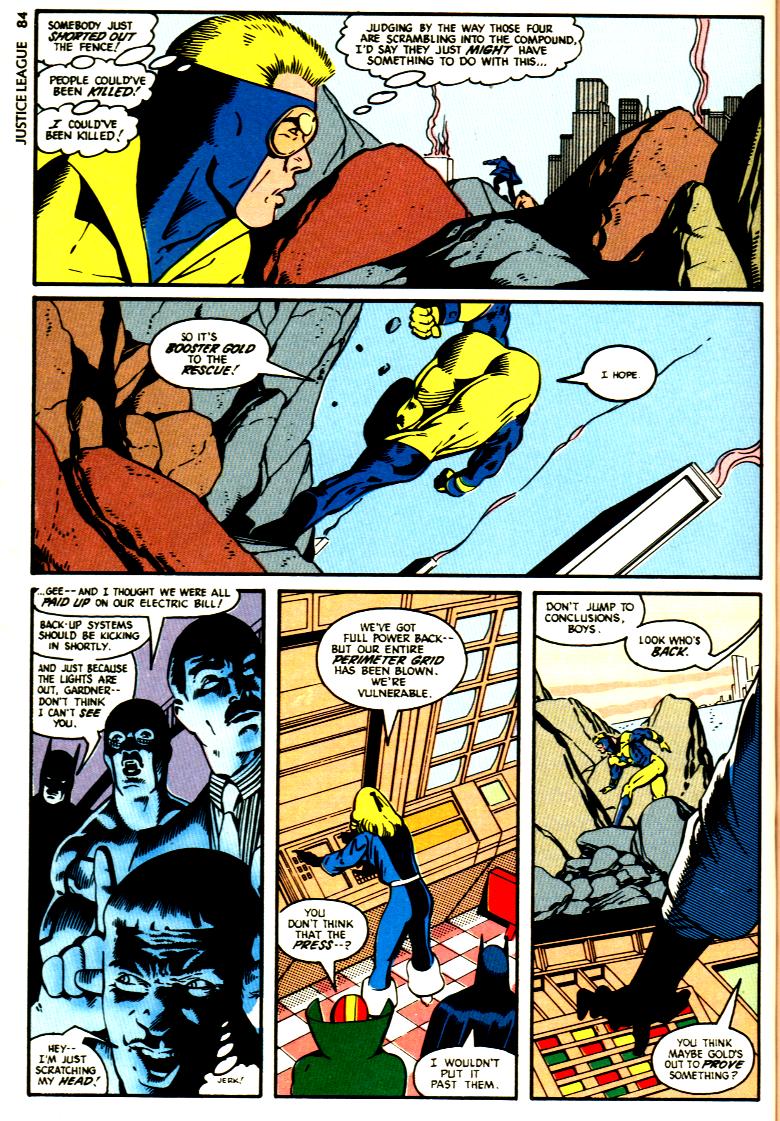 Read online Justice League International (1987) comic -  Issue #1-7 - A New Beginning - 85
