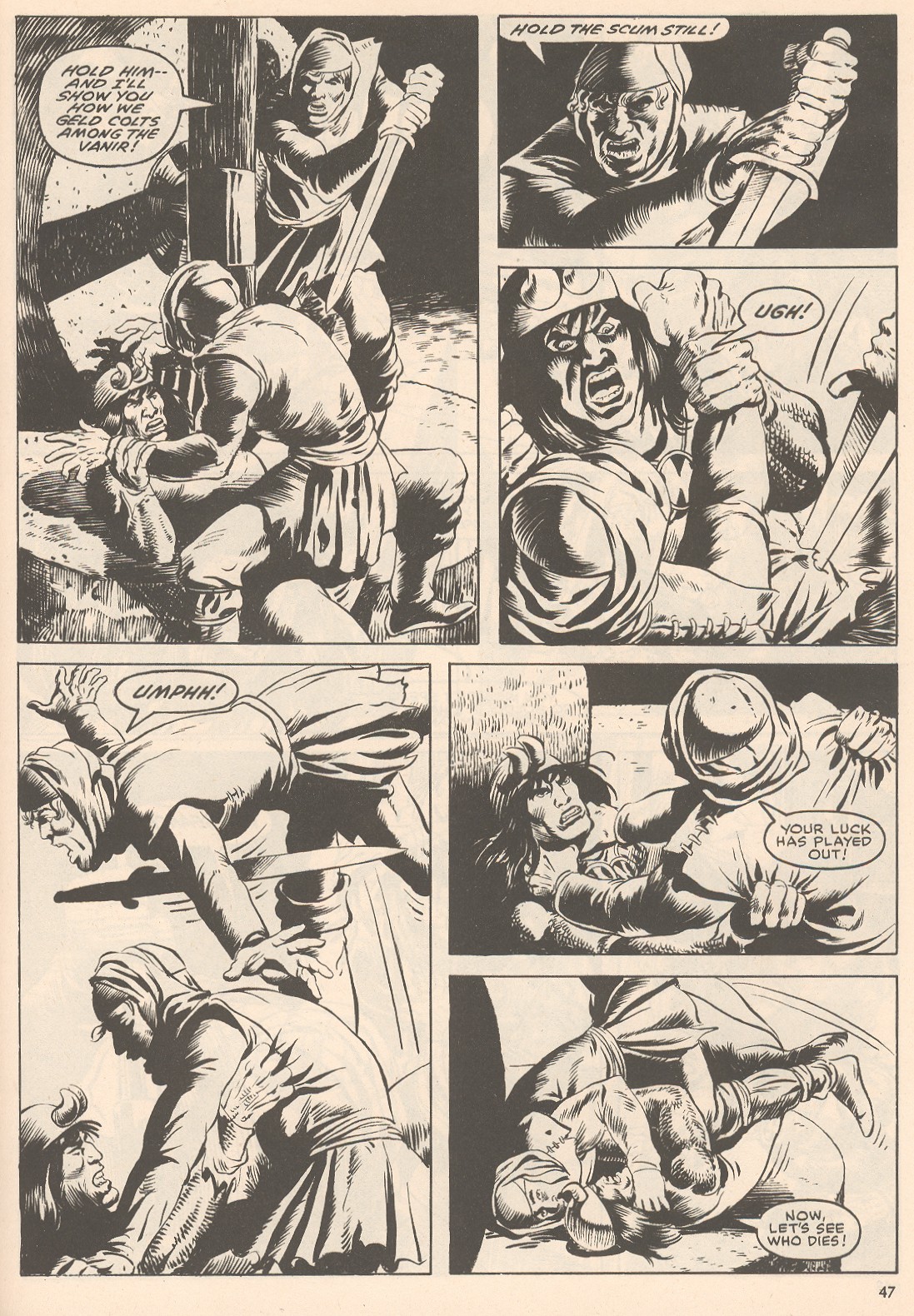 Read online The Savage Sword Of Conan comic -  Issue #105 - 47