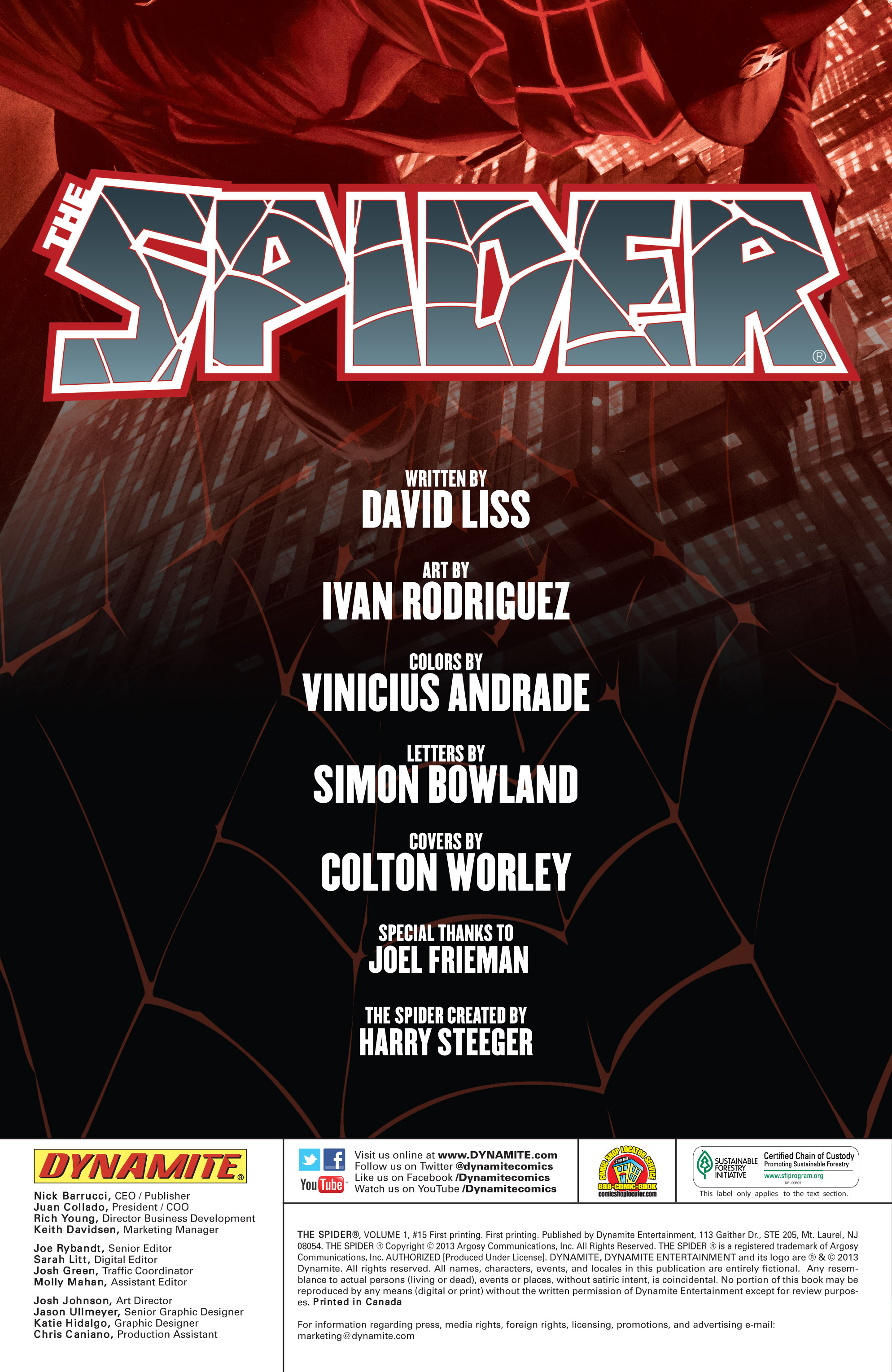 Read online The Spider comic -  Issue #15 - 2