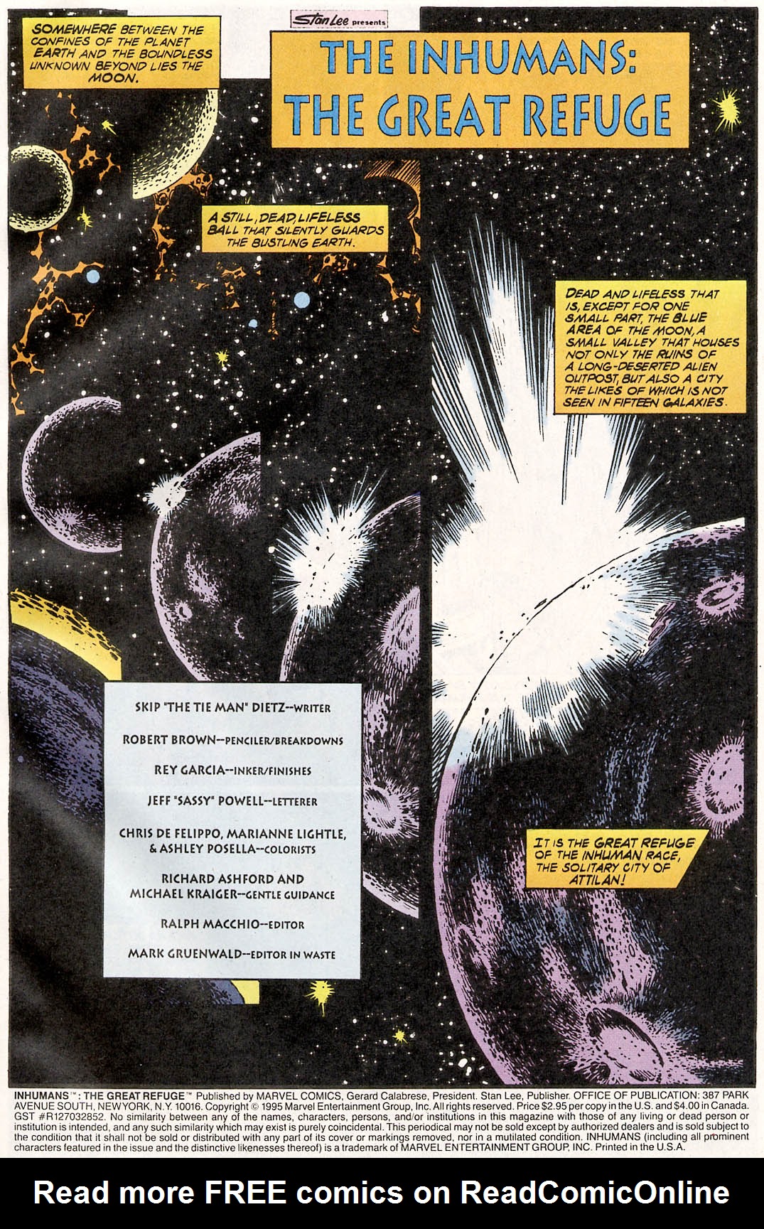 Read online Inhumans: The Great Refuge comic -  Issue # Full - 2