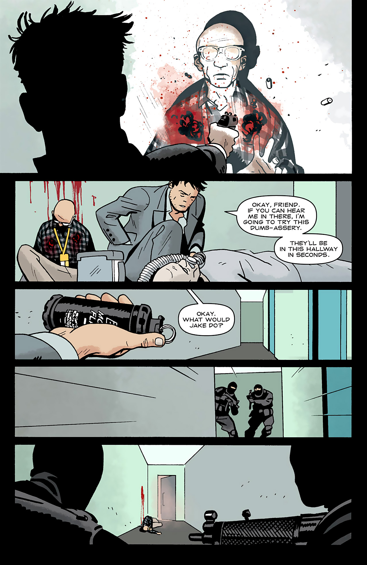 Read online Who is Jake Ellis? comic -  Issue #5 - 17