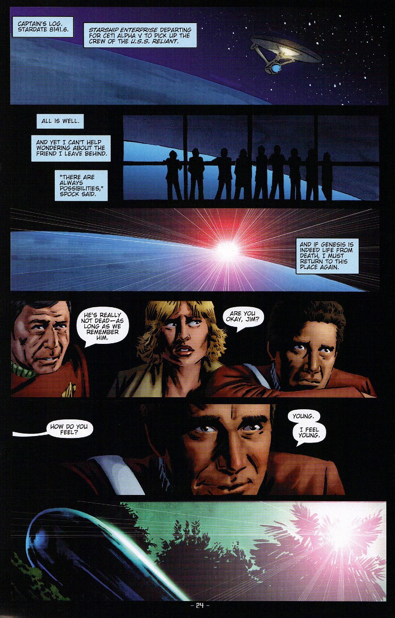 Read online Star Trek: The Wrath Of Khan comic -  Issue #3 - 24