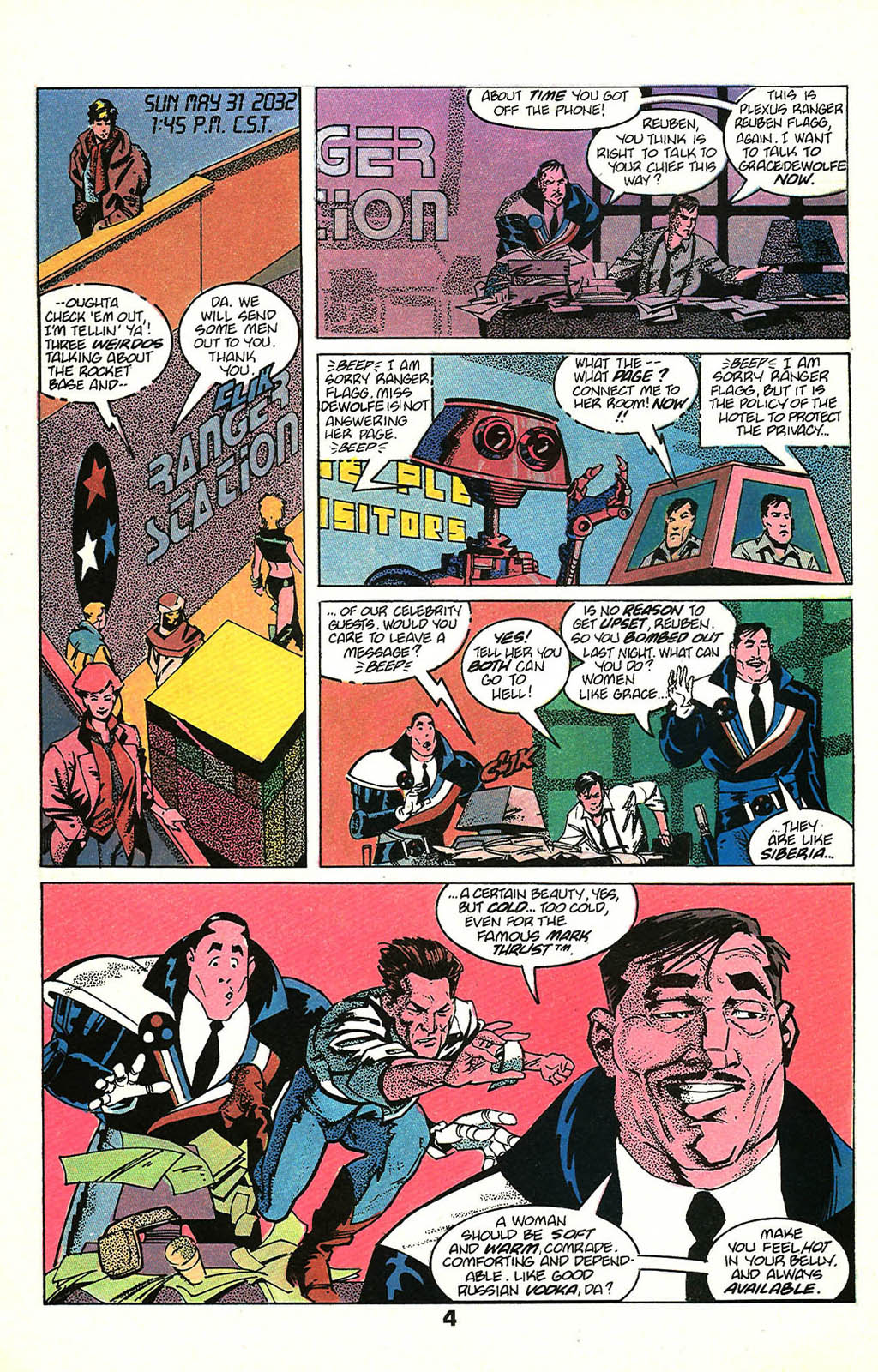 Read online American Flagg! comic -  Issue #48 - 6