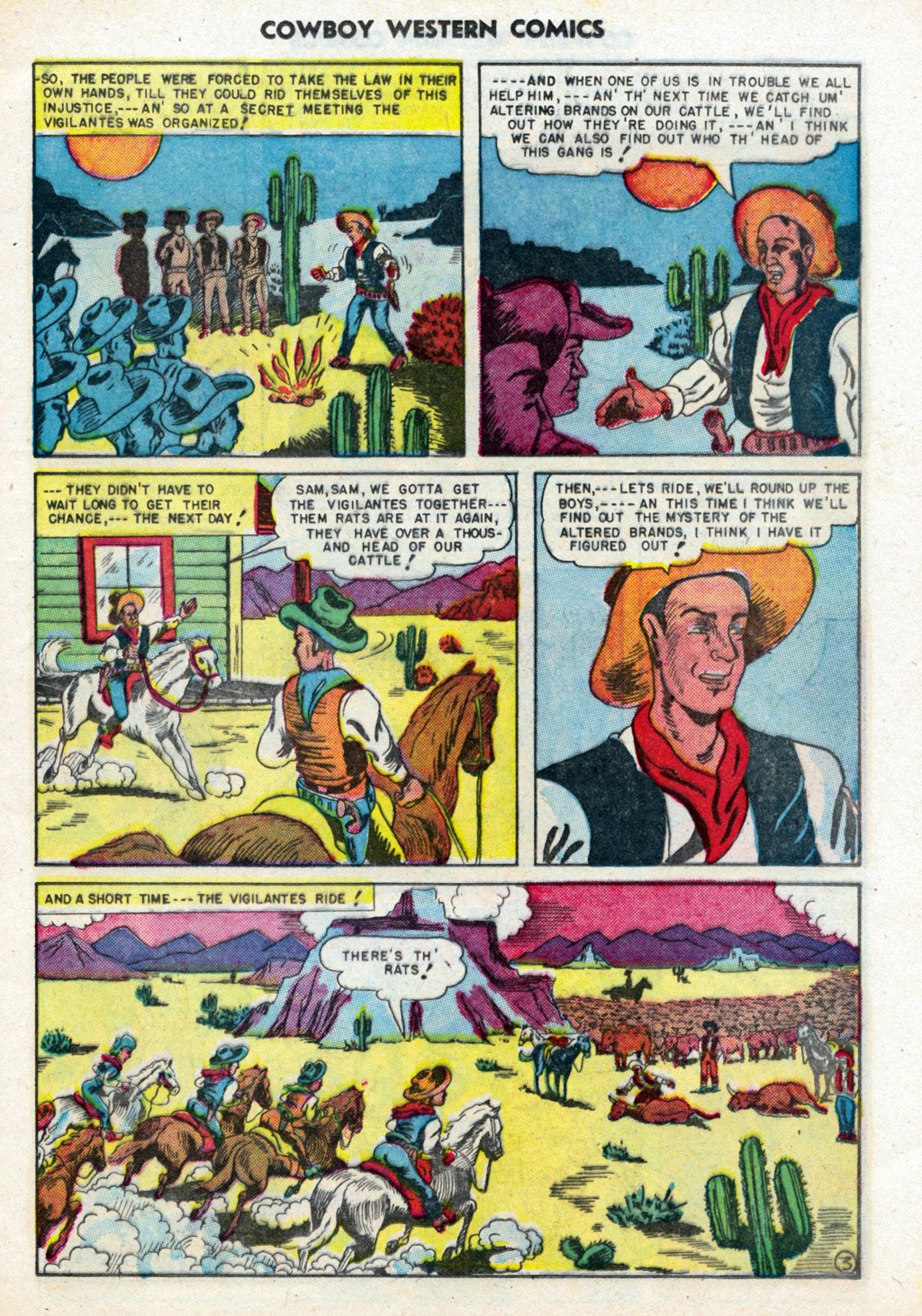Read online Cowboy Western Comics (1948) comic -  Issue #21 - 9