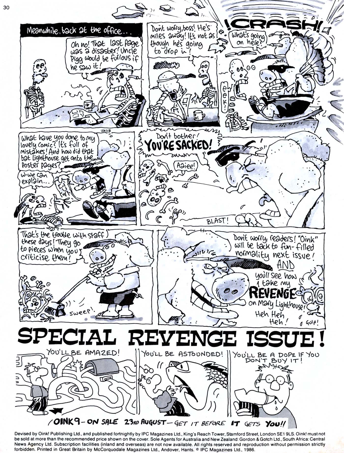 Read online Oink! comic -  Issue #8 - 28