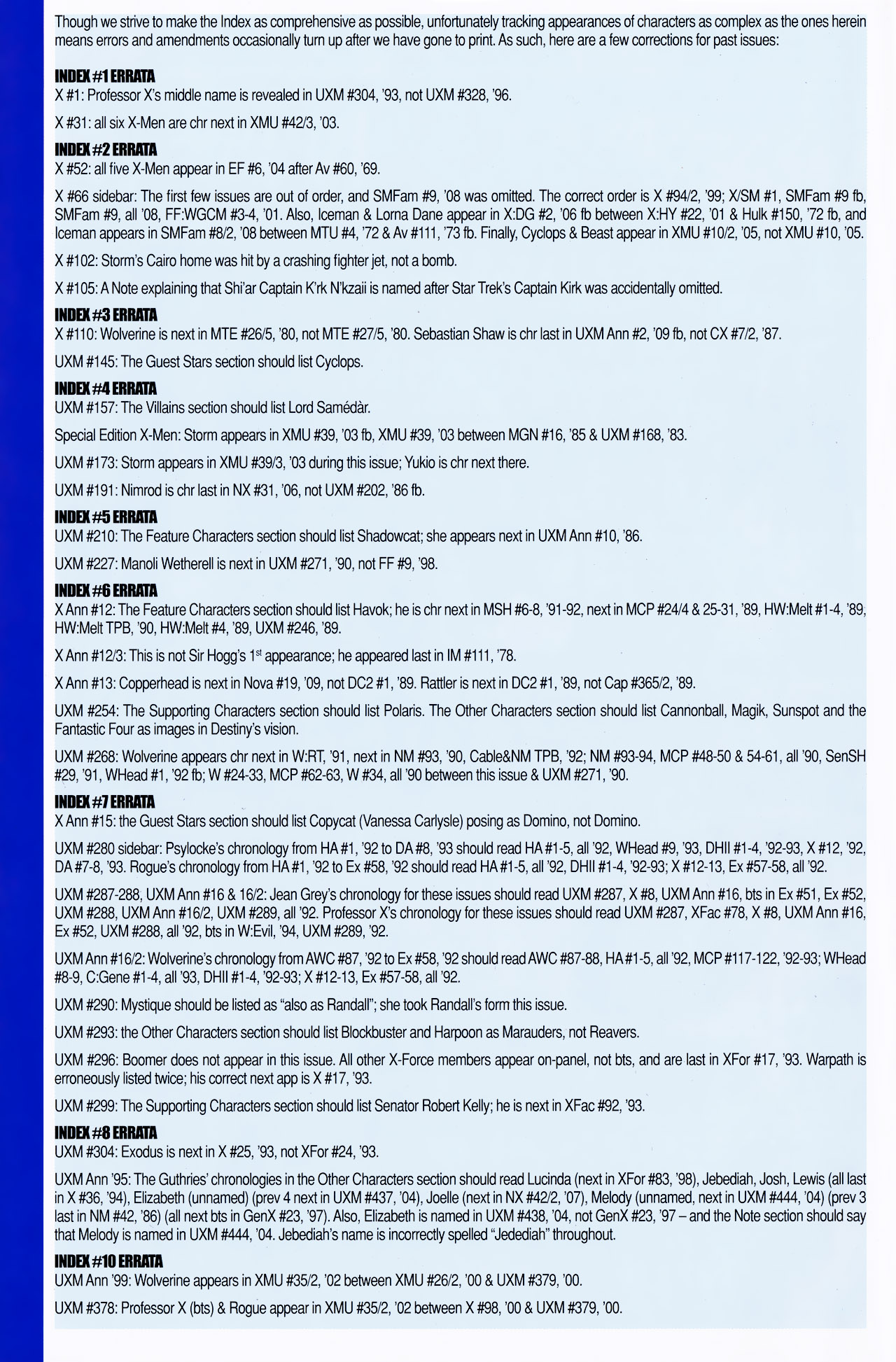 Read online Official Index to the Marvel Universe comic -  Issue #14 - 66