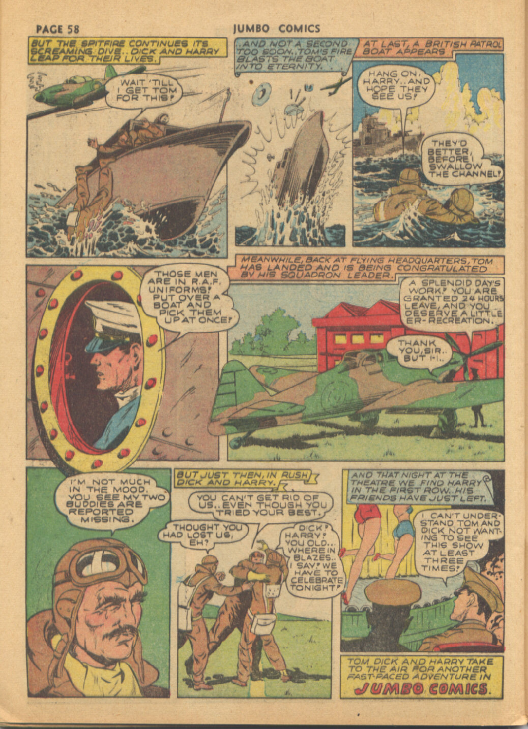 Read online Jumbo Comics comic -  Issue #33 - 60