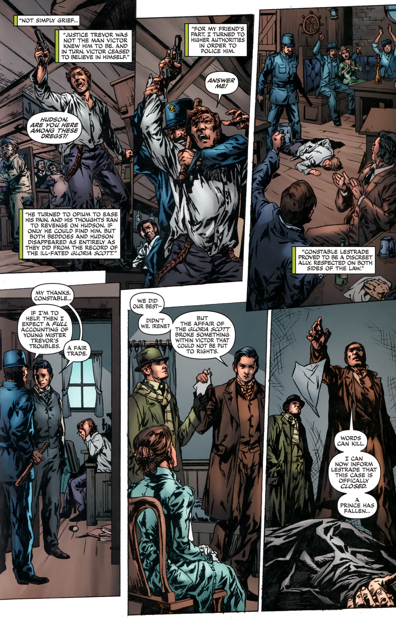Read online Sherlock Holmes: Year One comic -  Issue #5 - 20