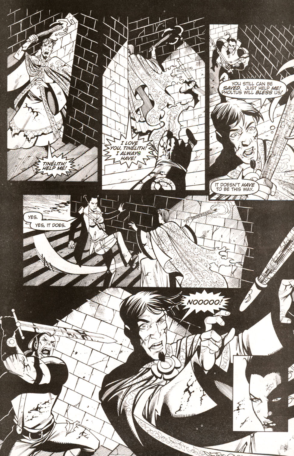 Read online Dungeons & Dragons: Black & White comic -  Issue #6 - 15
