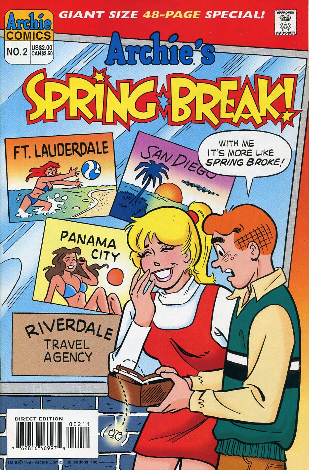 Read online Archie's Spring Break comic -  Issue #2 - 1