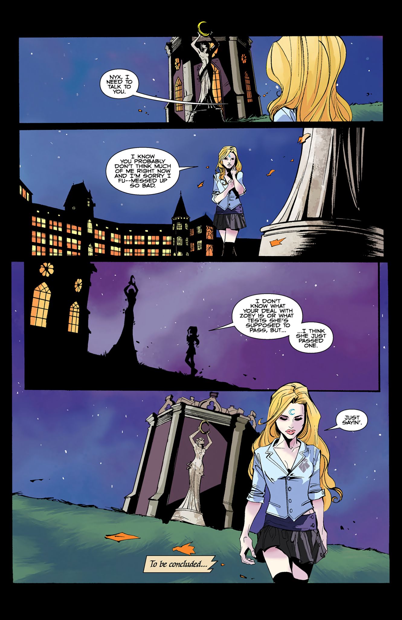 Read online House of Night comic -  Issue #4 - 24