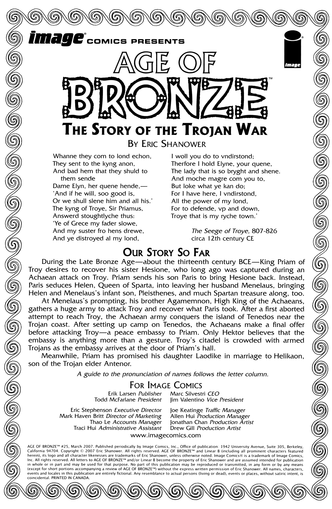 Read online Age of Bronze comic -  Issue #25 - 2