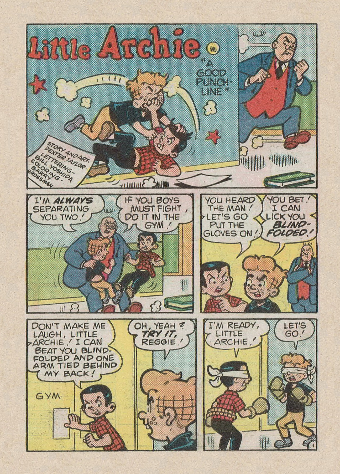Read online Little Archie Comics Digest Magazine comic -  Issue #25 - 122