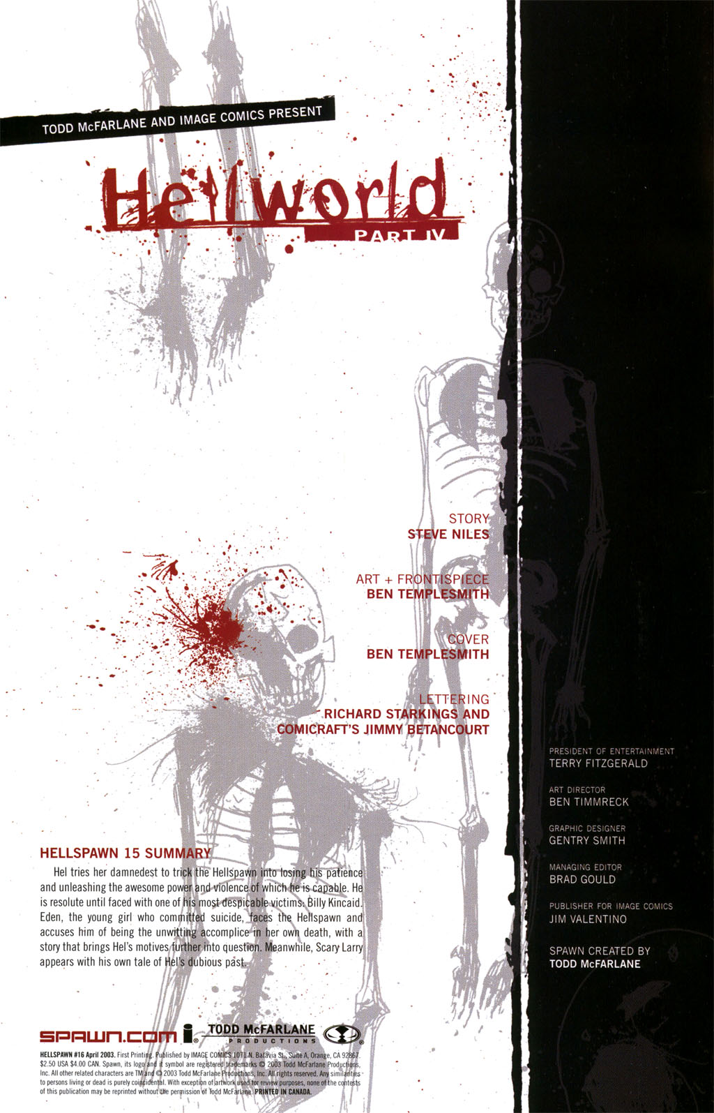 Read online Hellspawn comic -  Issue #16 - 2