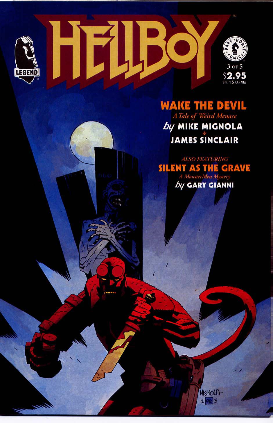 Read online Hellboy: Wake the Devil comic -  Issue #3 - 1