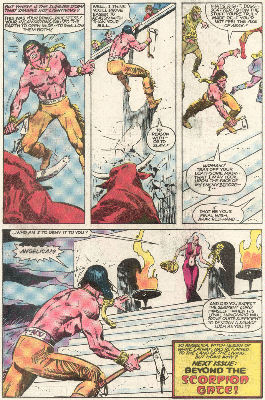 Read online Arak Son of Thunder comic -  Issue #41 - 23