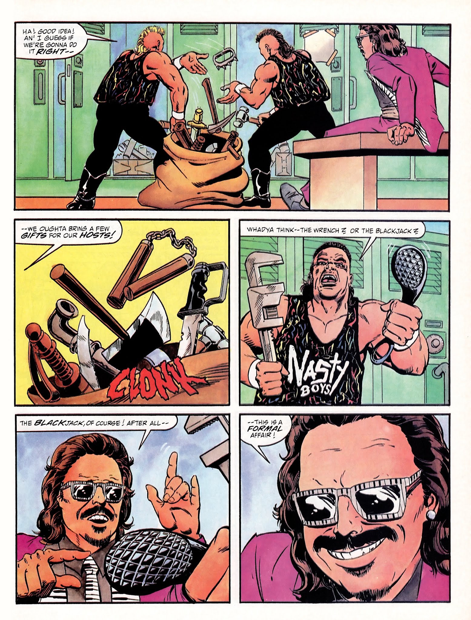 Read online WWF Battlemania comic -  Issue #2 - 47