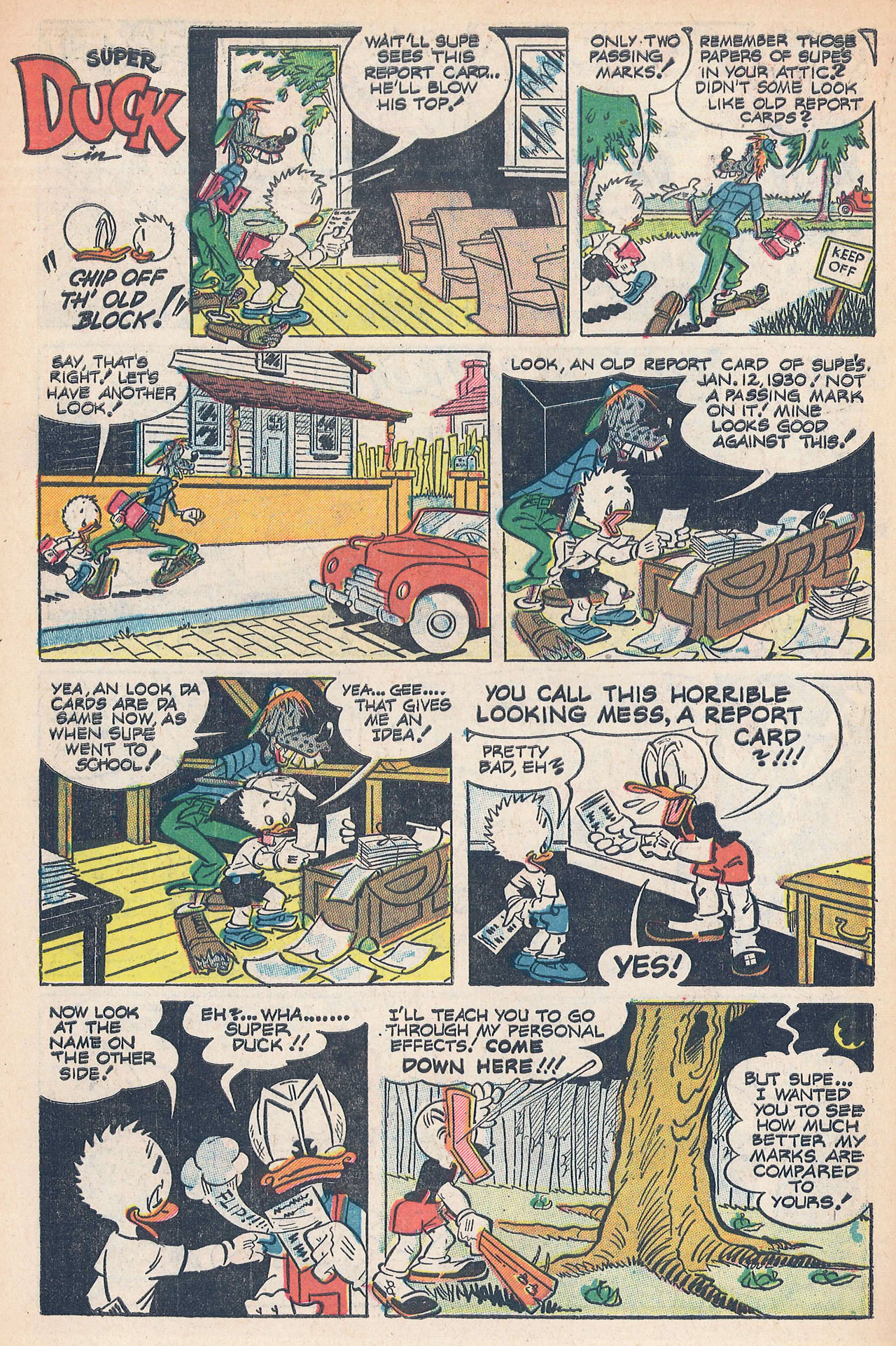 Read online Super Duck Comics comic -  Issue #56 - 6