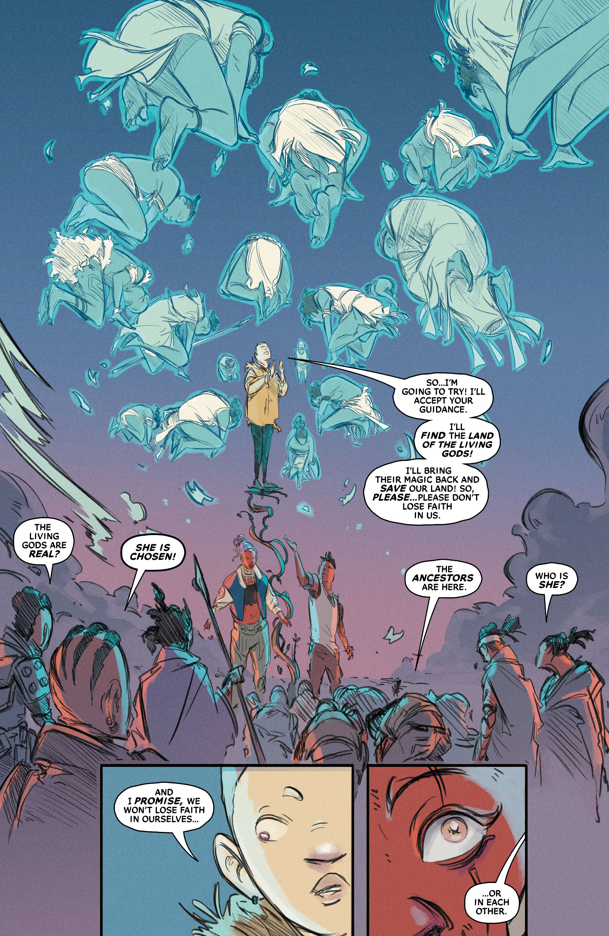 Read online Land of the Living Gods comic -  Issue #5 - 23