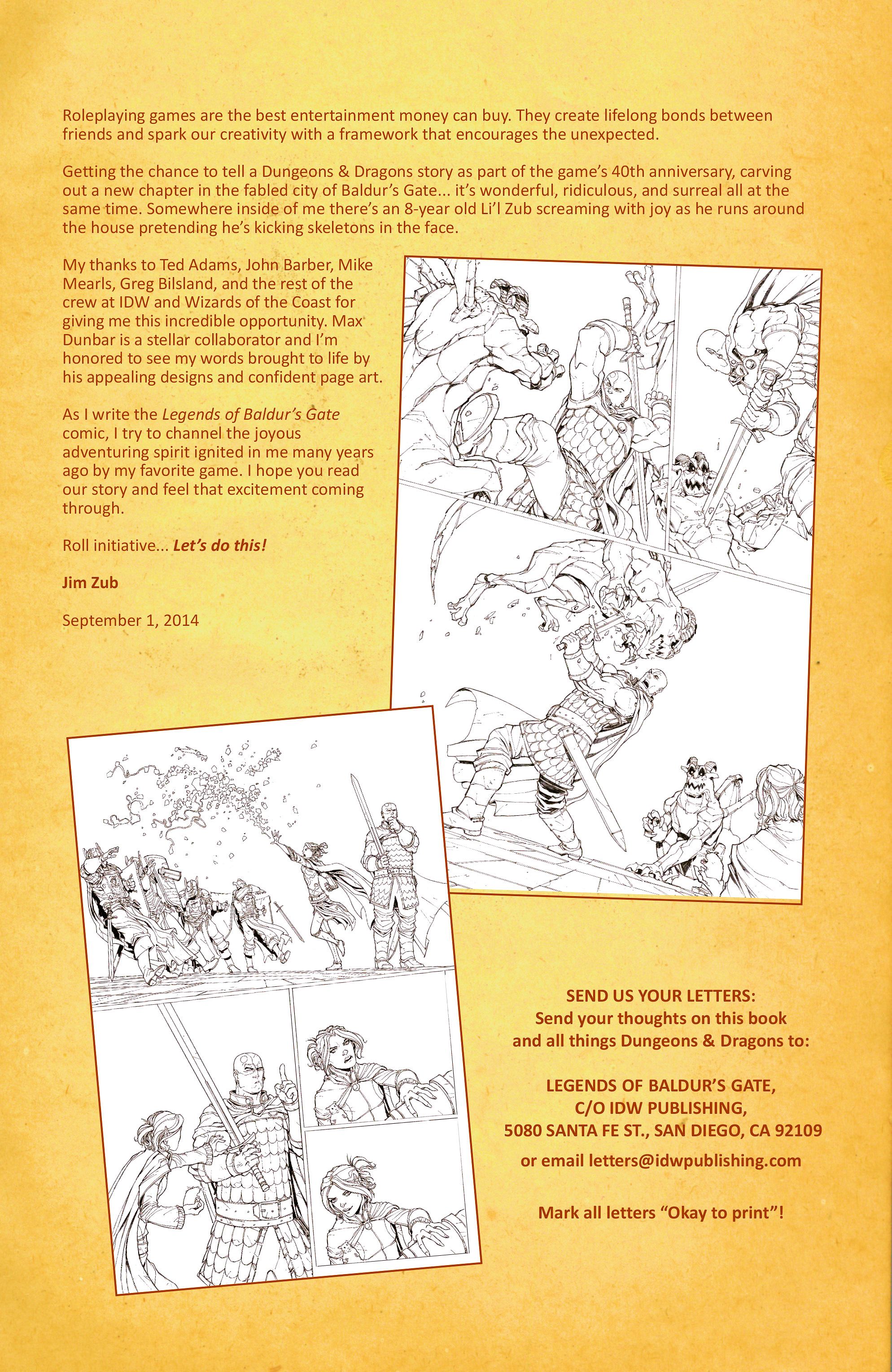 Read online Dungeons & Dragons: Legends of Baldur's Gate comic -  Issue #1 - 24