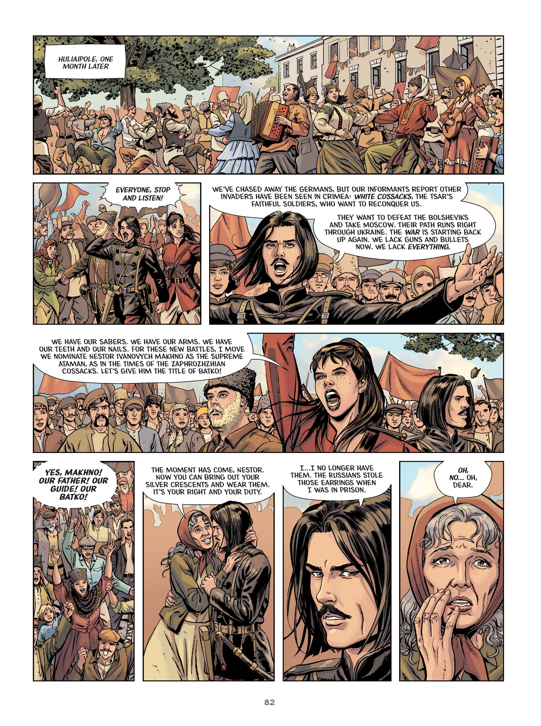 Read online Makhno: Ukrainian Freedom Fighter comic -  Issue # TPB - 83