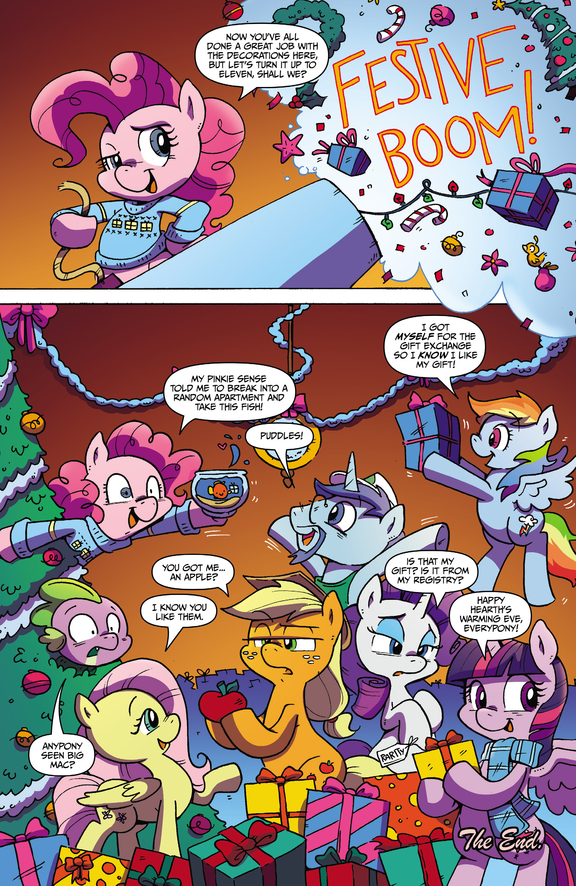 Read online My Little Pony Holiday Special comic -  Issue # Full - 22