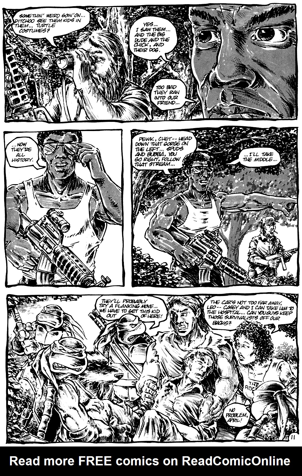 Read online Teenage Mutant Ninja Turtles (1984) comic -  Issue #12 - 12