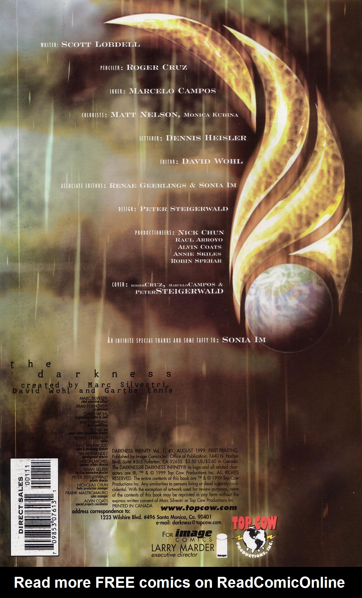 Read online The Darkness: Infinity comic -  Issue # Full - 2