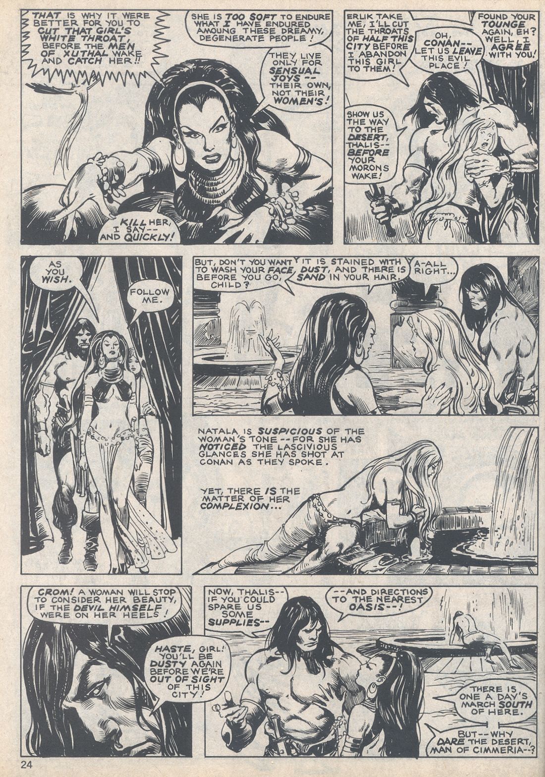 Read online The Savage Sword Of Conan comic -  Issue #20 - 24