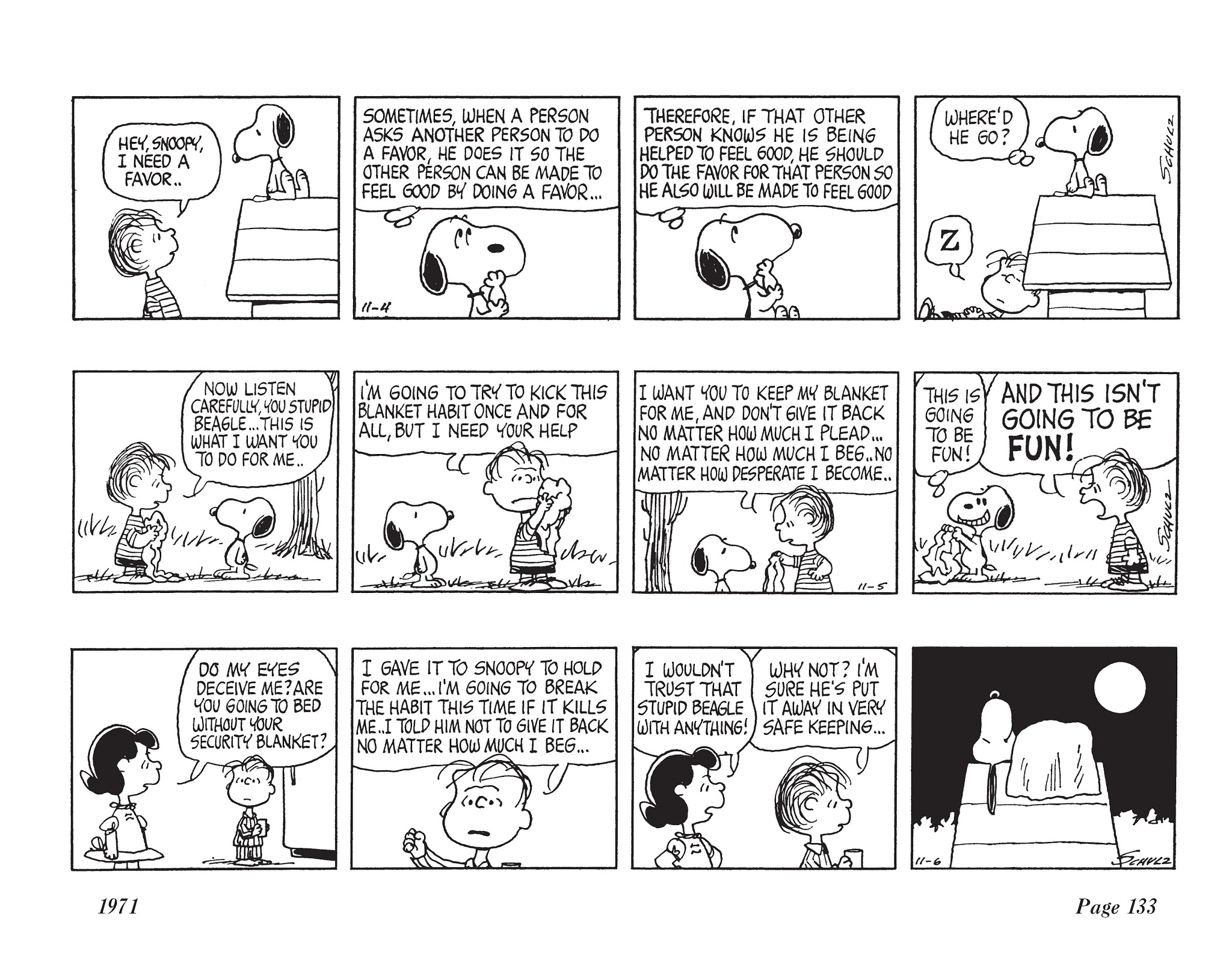 Read online The Complete Peanuts comic -  Issue # TPB 11 - 148
