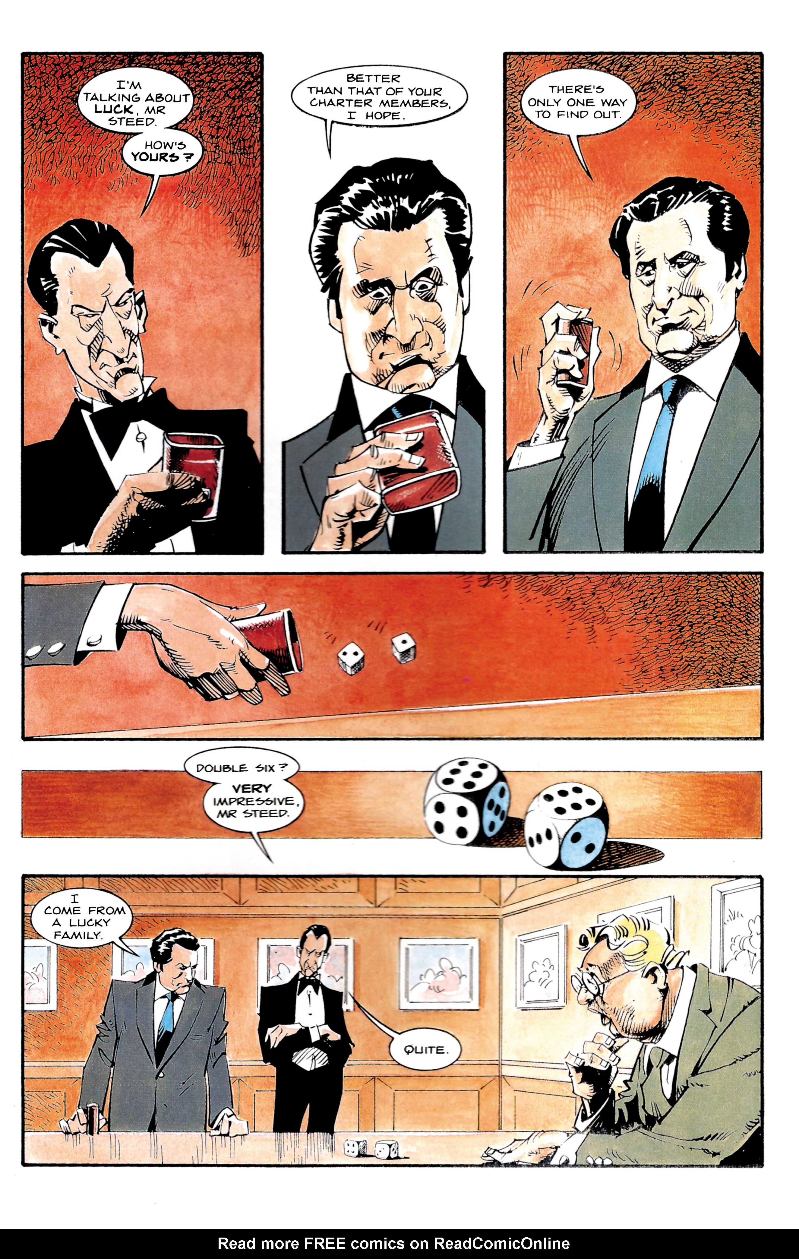 Read online Steed & Mrs. Peel: Golden Game comic -  Issue # Full - 56