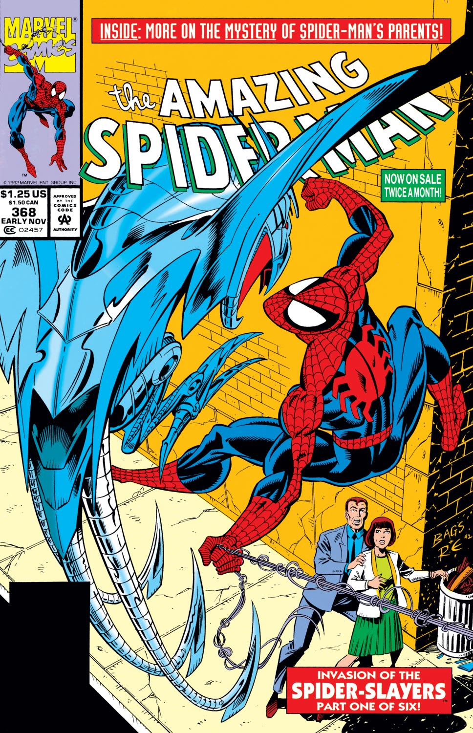 Read online The Amazing Spider-Man (1963) comic -  Issue #368 - 1
