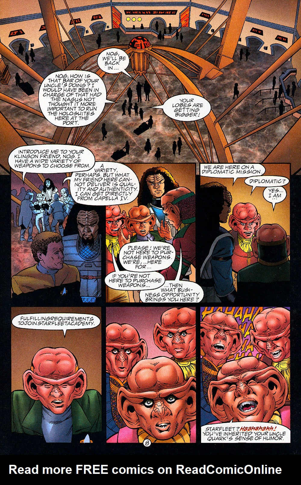 Read online Star Trek: Deep Space Nine: Celebrity Series comic -  Issue #2 - 10
