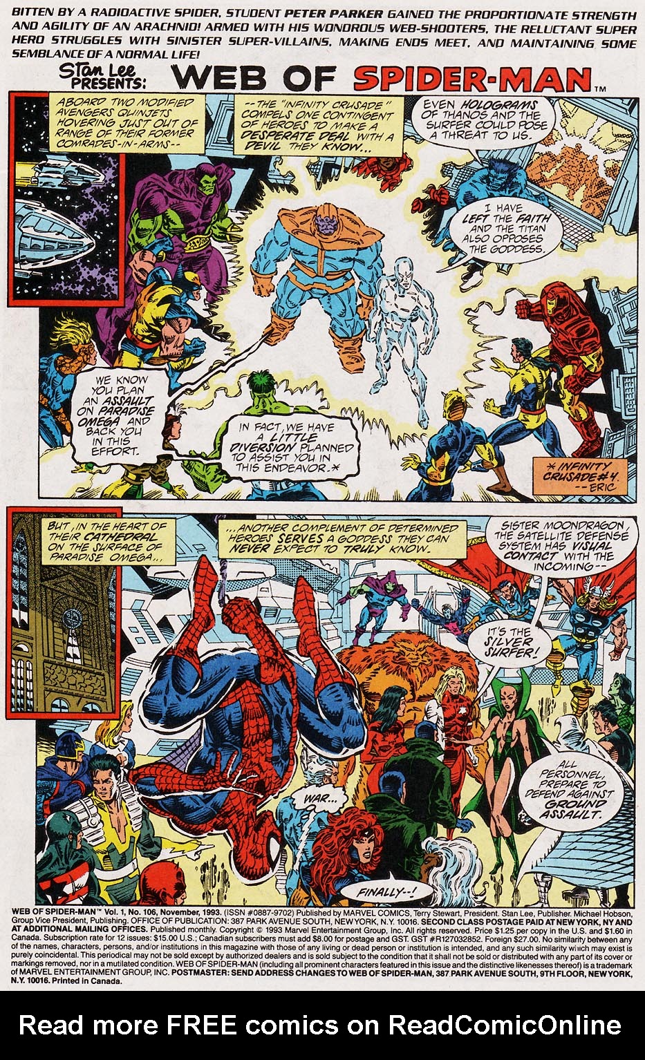 Read online Web of Spider-Man (1985) comic -  Issue #106 - 2
