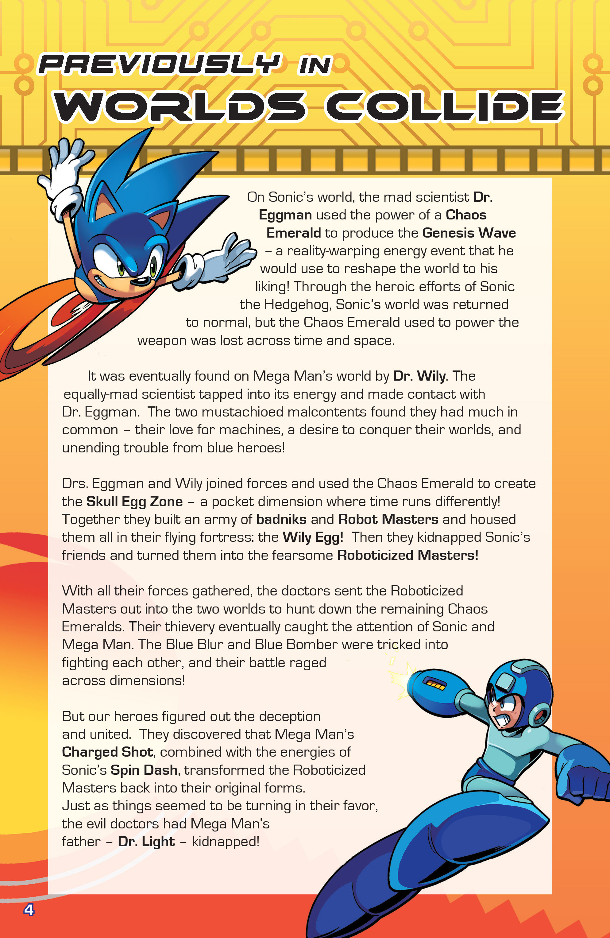 Read online Sonic Mega Man Worlds Collide comic -  Issue # Vol 3 - 4