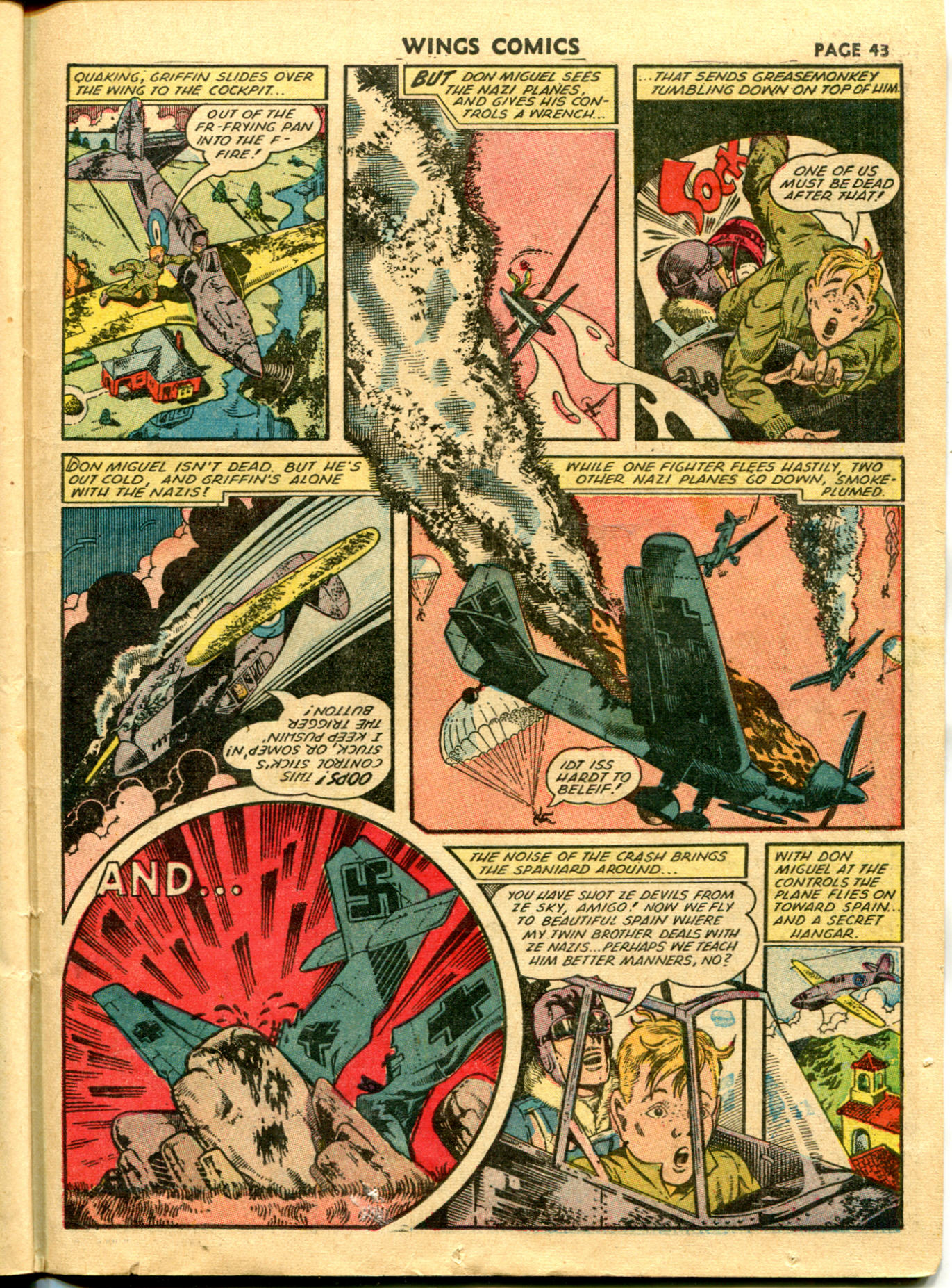 Read online Wings Comics comic -  Issue #25 - 44