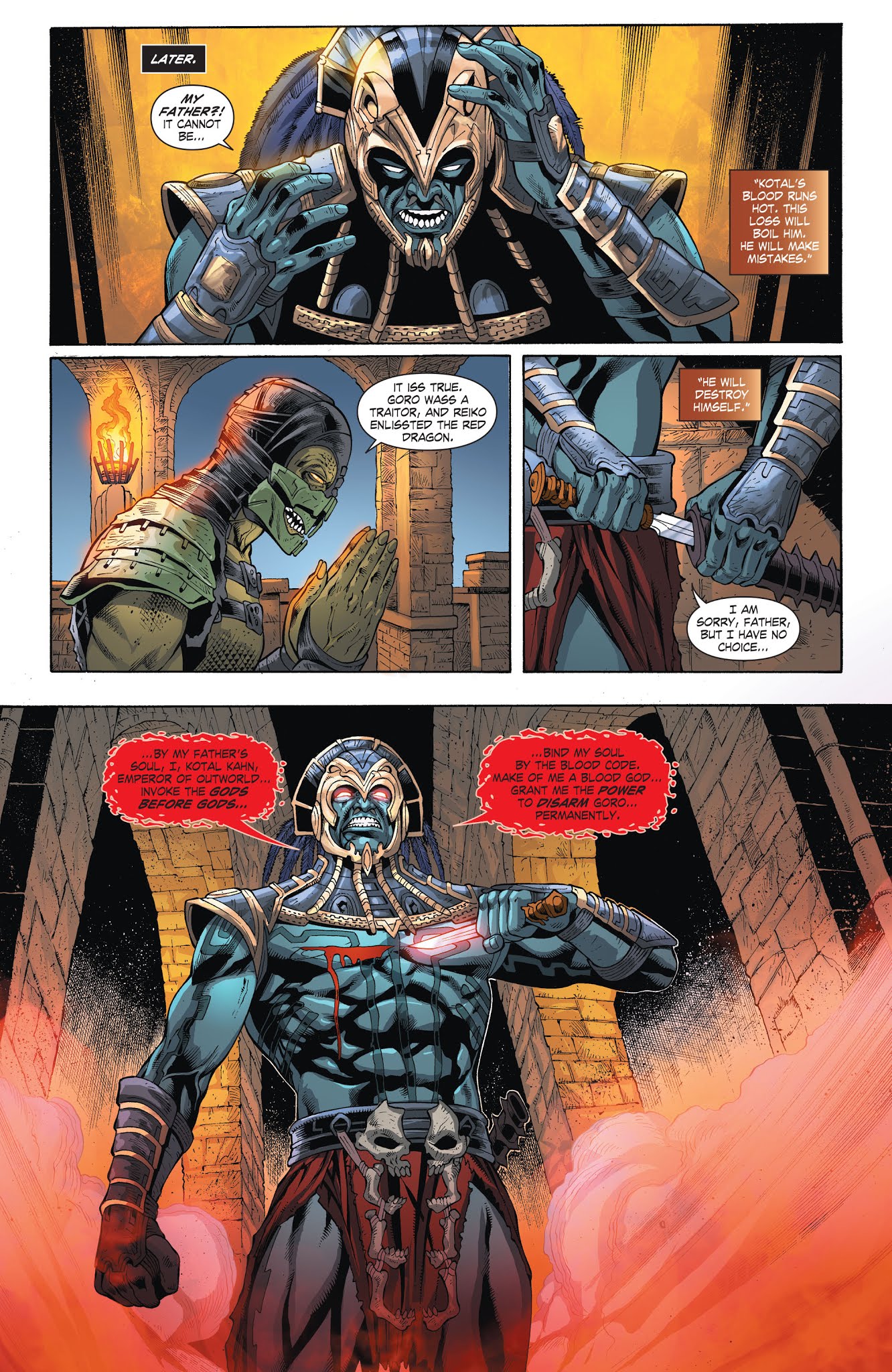 Read online Mortal Kombat X [I] comic -  Issue # _TPB 1 - 78