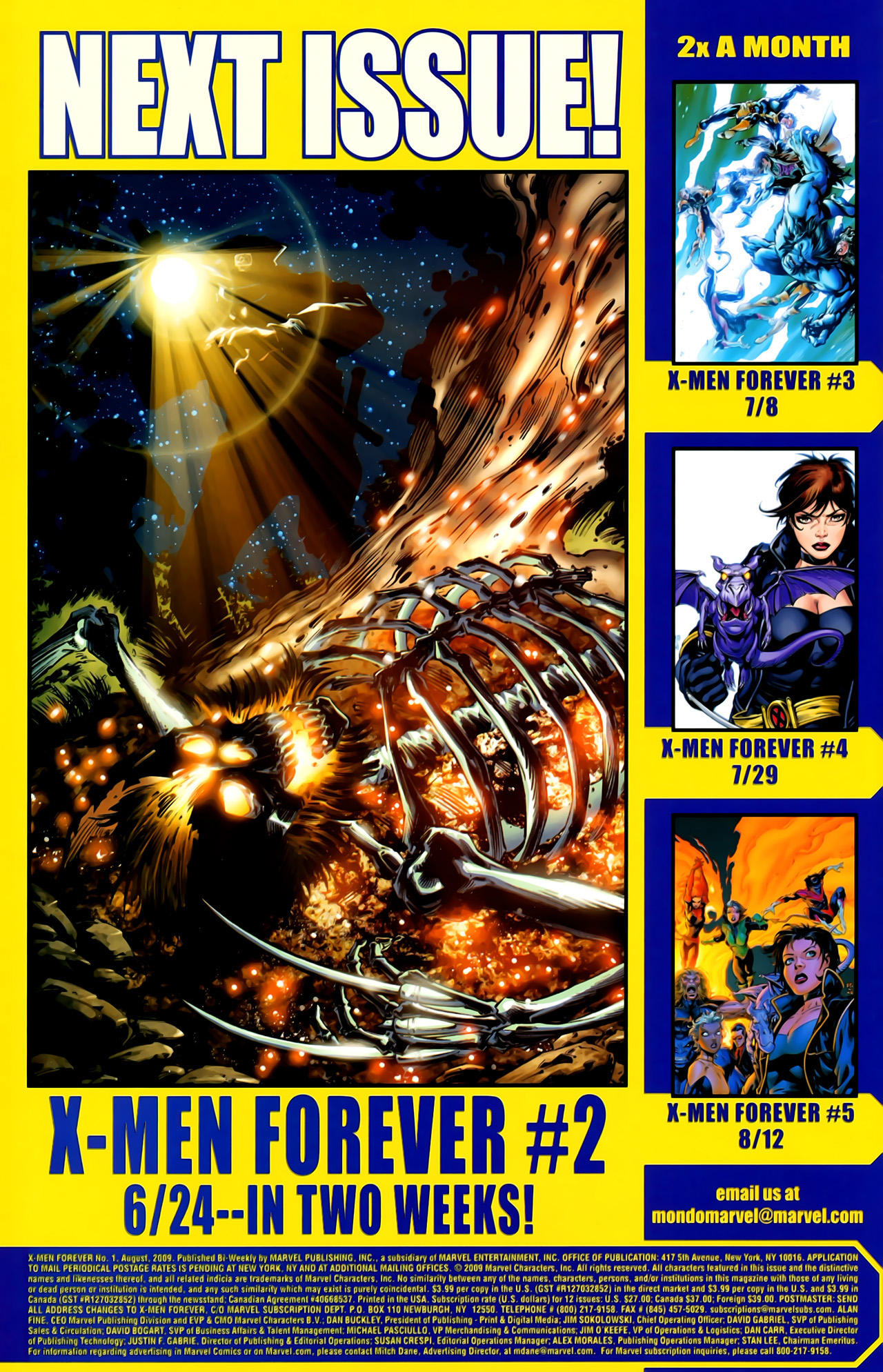 Read online X-Men Forever (2009) comic -  Issue #1 - 25