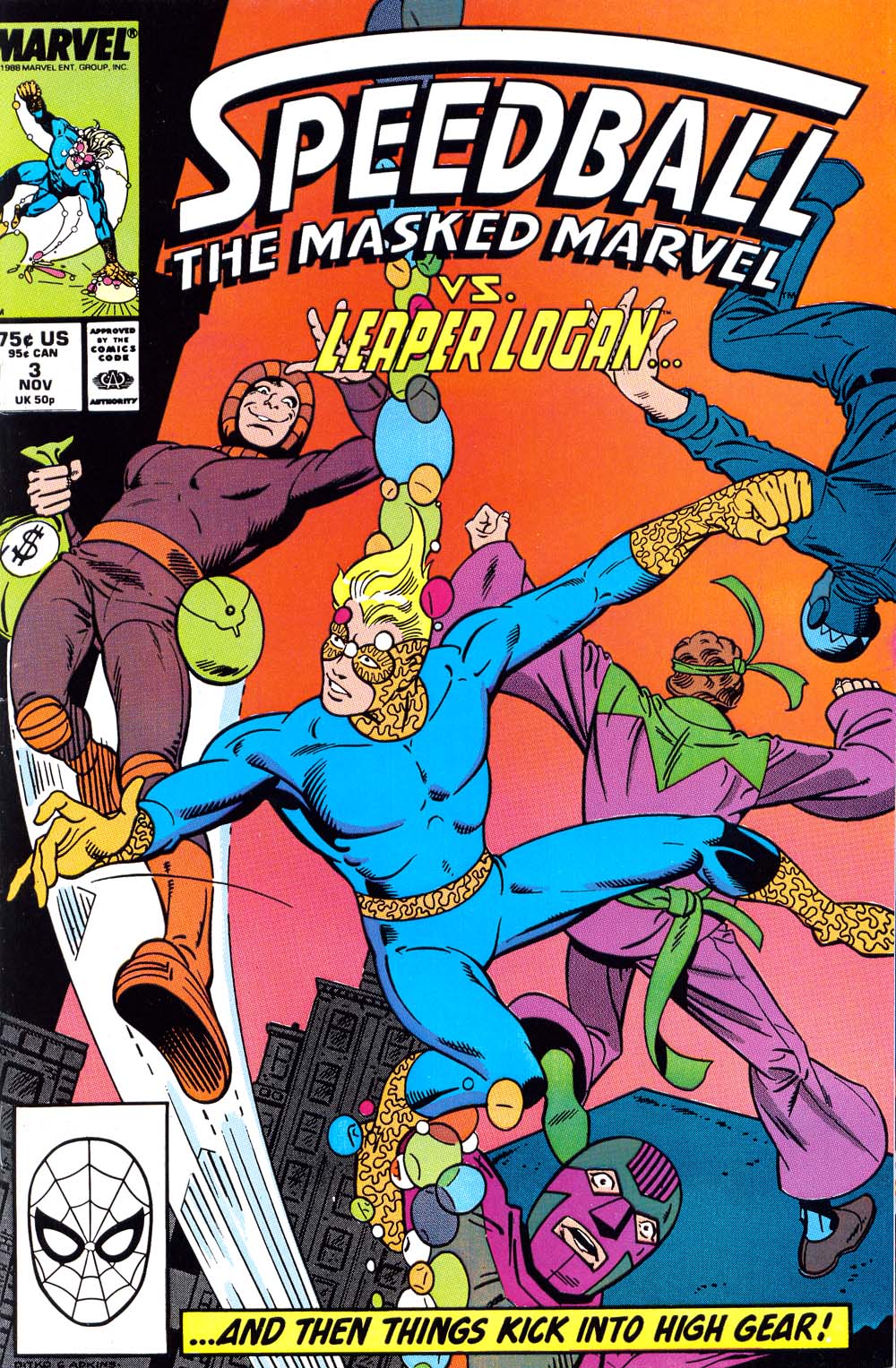 Read online Speedball comic -  Issue #3 - 2