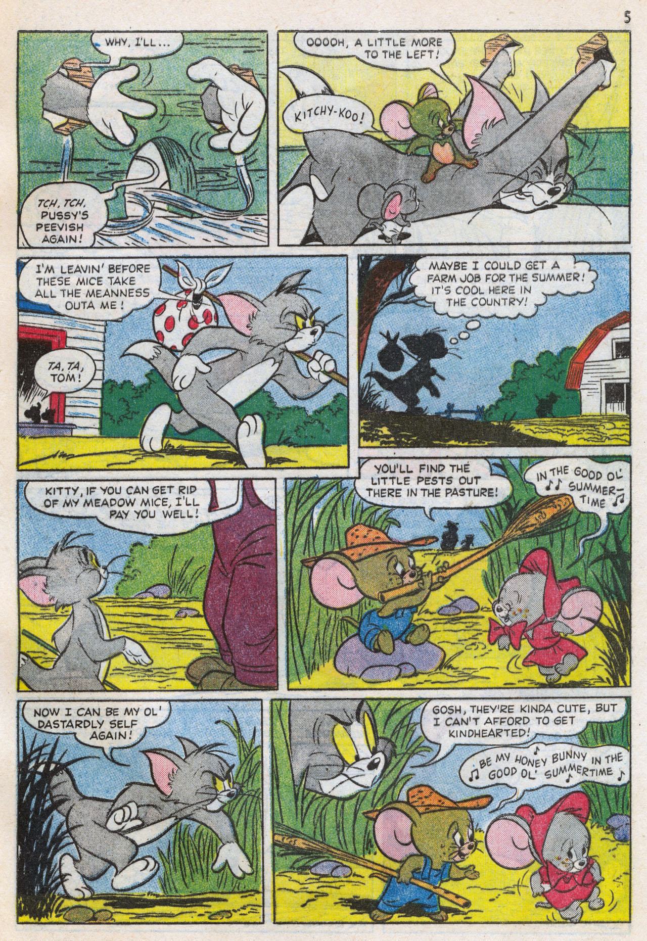 Read online Tom and Jerry's Summer Fun comic -  Issue #3 - 8