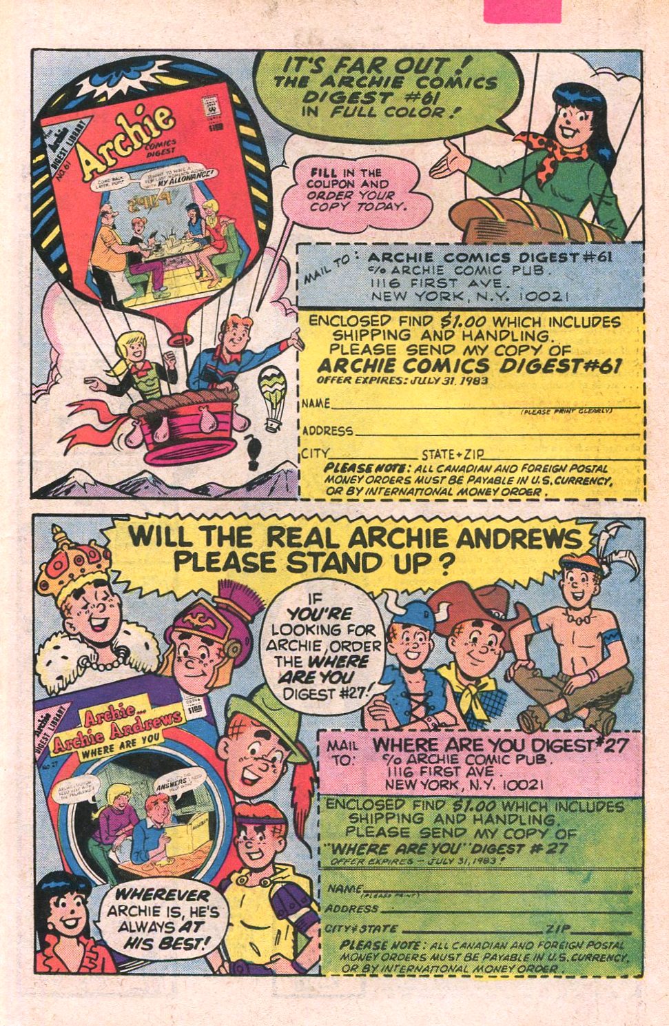 Read online Life With Archie (1958) comic -  Issue #237 - 11